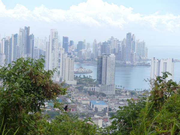 Zona financiera de Ciudad de Panamá