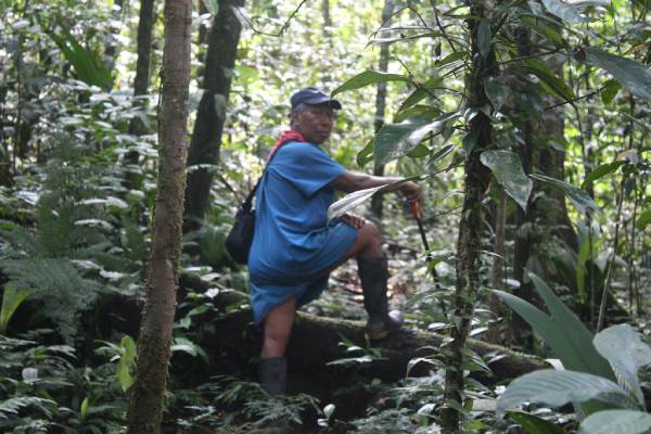 Cofán de la comunidad de Zábalo